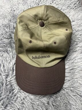 Lululemon Two-Toned Tan & Brown Baseball Cap
